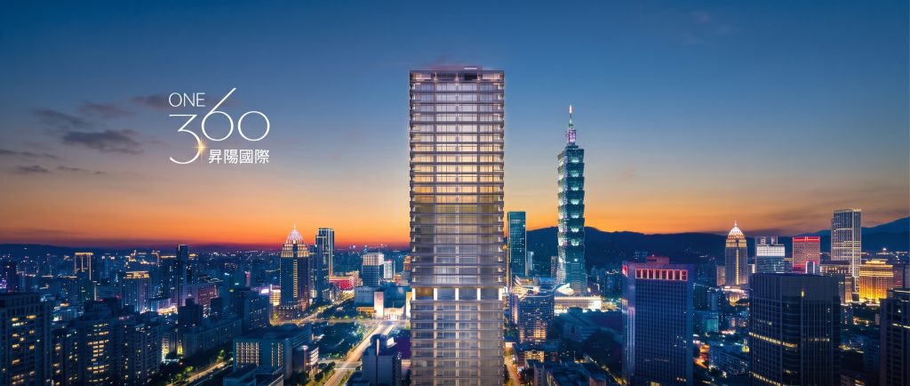 鼎京光電 20 年外牆工程底蘊，獨立統包信義區超高樓「ONE360昇陽國際」燈光案。自研專利抗候燈具直面高溫多雨氣候，搭配抗干擾高階四色 RGBW 控制系統，實現建築立面動態動畫展演，打造極致地標夜景。